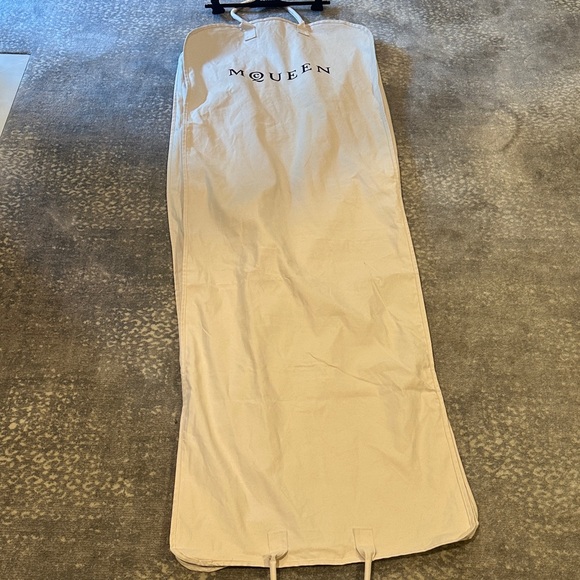 Alexander McQueen Cream Garment Bag extremely long 5‘9“ 70 inches long,Specials : American Fashion Style Bags On Sale